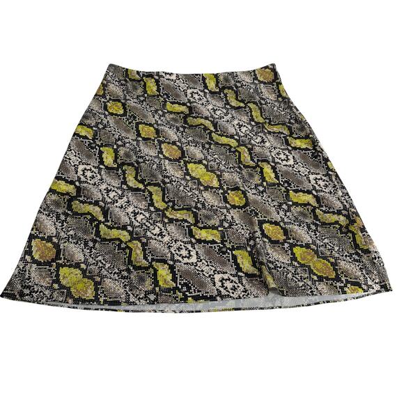 Universal Standard CeeCee Python Midi Bias Skirt Satin Slip Style Size 24 - Picture 5 of 8